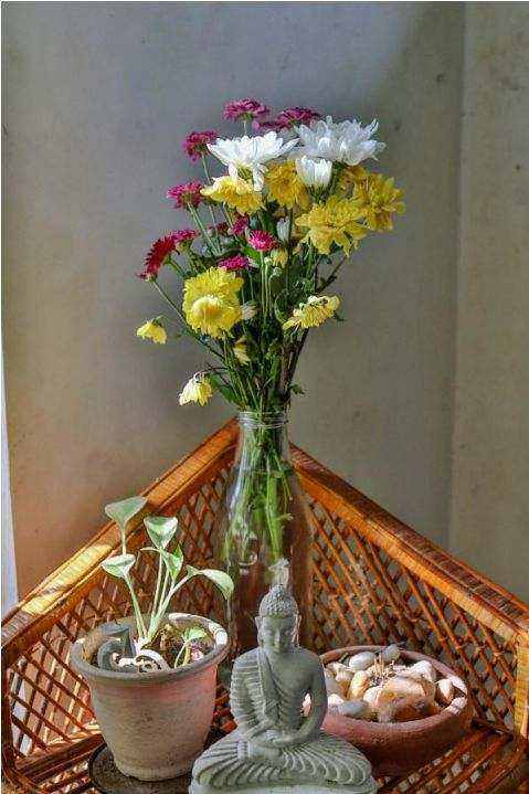 Bouquet making