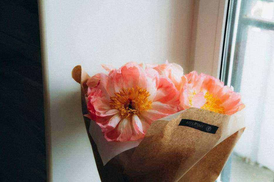 Workspace and flowers